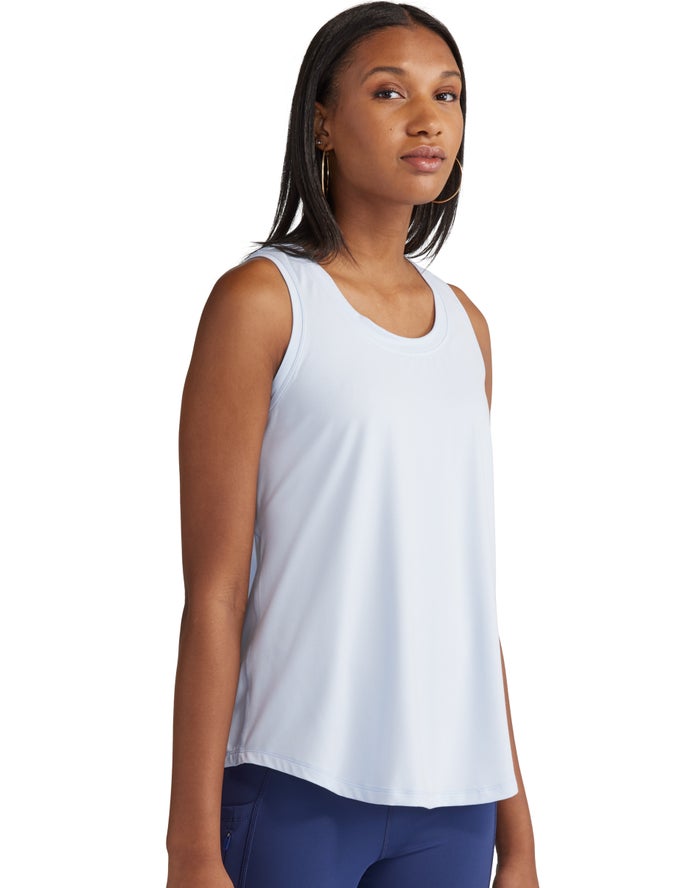 Champion Soft Touch Cutout - Naisten VaaleanSininen Hihaton Paita - Suomi 6418539-OS